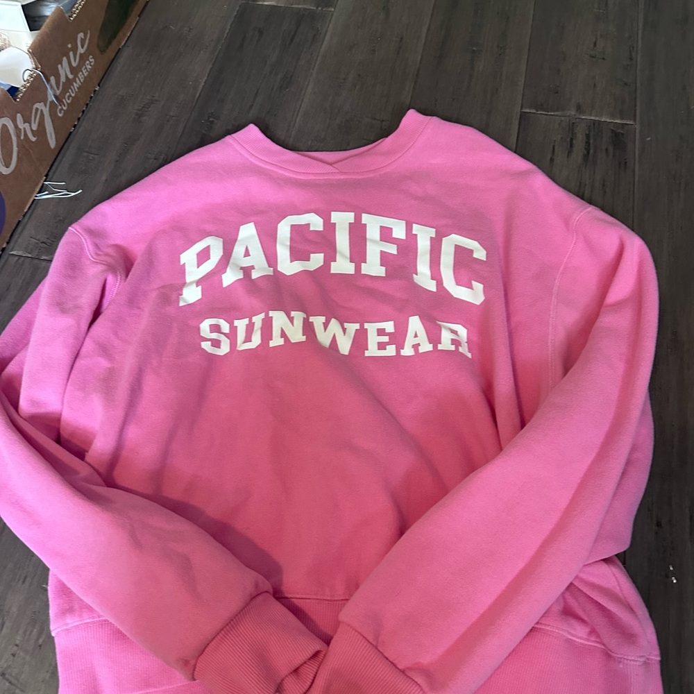 Pacific Sunwear Pink Crewneck